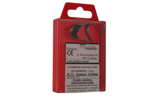Anatomiczne paski metalowe do formówki Wzór 22 0,05 mm praktor.jpg