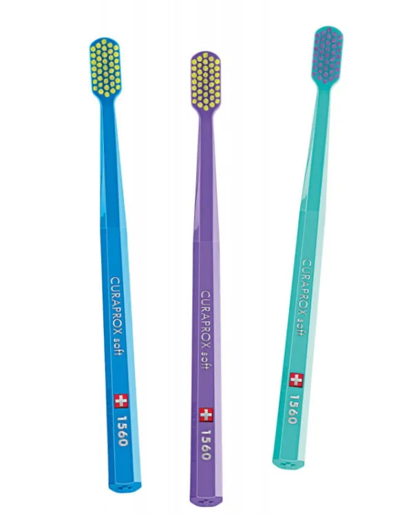 Curaprox Szczoteczka Soft  CS 1560 w folii - Miękka szczoteczka do zębów