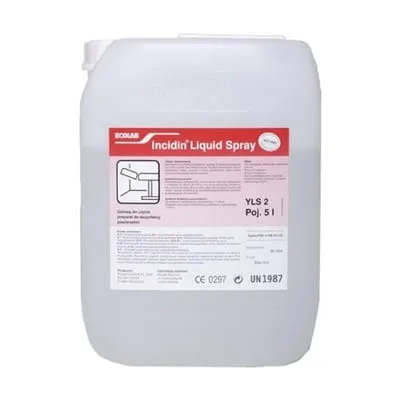 incidin liquid spray 5l ecolab - preparat do szybkiej dezynfekcji powierzchni