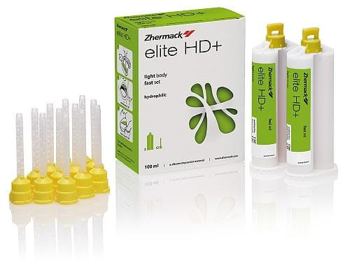 elite hd light body fast set zhermack masa silikonowa szybkowiążąca mala lepkosc