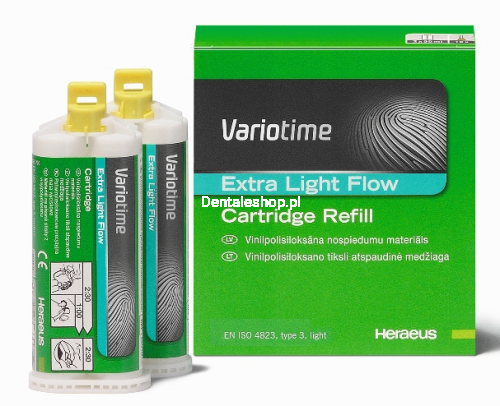 kulzer variotime extra light flow masa wyciskowa na sztuki