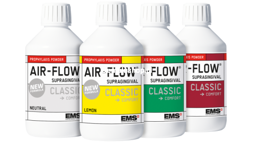 EMS Air-Flow Classic Comfort Lemon Piasek 300 g - Proszek cytrynowy do piaskarek profilaktyczny do leczenia okolicy naddziąsłowej